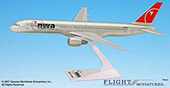 【中古】【輸入品・未使用】Flight Miniatures ボーイング757-200 ノースウエスト航空 1/200 スケールモデル｜ムジカ＆フェリーチェ店