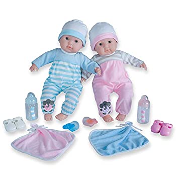 【中古】【輸入品・未使用】[ベレンゲルドール]Berenguer Dolls Berenguer Boutique TWINS 15 Soft Body Baby Dolls 12 Piece Gift Set with Open/Close Eyes Perfect for [