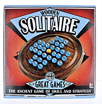 【中古】【輸入品・未使用】House of Marbles Wooden Solitaire Coffee Table Board Game Vintage Entertainment