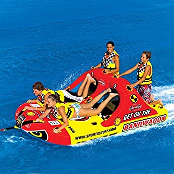 【中古】【輸入品・未使用】トーイングチューブ SPORTSSTUFF スポーツスタッフ BAND WAGON(2+2) バンドワゴン 4人乗り [並行輸入品]