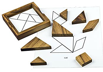 【中古】【輸入品・未使用】[キーピングビジー]Keeping Busy Wooden Tangram Puzzle for Dementia and Alzheimer's PUZ-6 [並行輸入品]｜ムジカ＆フェリーチェ店