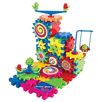 【中古】【輸入品・未使用】[クレイジギア]Krazy Gears Gear Building Toy Set Interlocking Learning Blocks Motorized Spinning Gears 81 Piece Playground Edition by [｜ムジカ＆フェリーチェ店