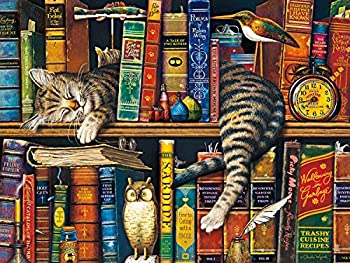 【中古】【輸入品・未使用】Buffalo Games Charles Wysocki Cats: Frederick The Literate Jigsaw Puzzle (750 Piece) [並行輸入品]｜ムジカ＆フェリーチェ店