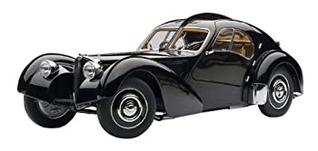 【中古】【インポート品・未当てはめる】1938 Bugatti 57SC Atlantic Black With Disc Wheels 1/18 Autoart by Autoart [並行輸入品]