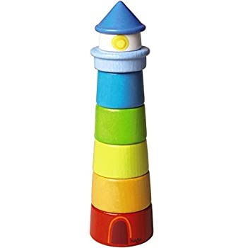 【中古】【輸入品・未使用】Haba Lighthouse Stacking Game [並行輸入品]
