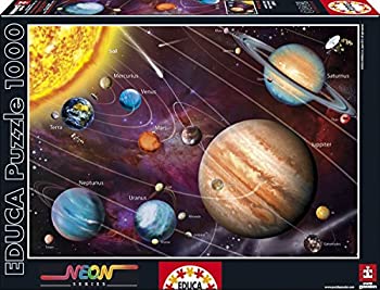 【中古】【輸入品・未使用】Educa Solar System 14461 Neon Series Jigsaw Puzzle (1000 Piece)%ｶﾝﾏ% One Color [並行輸入品]｜ムジカ＆フェリーチェ店