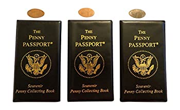 【中古】【輸入品・未使用】3 Penny Passport Souvenir Elongated Coin Albums With Free Pressed Pennies by CTM|ムジカ&フェリーチェ店