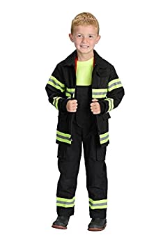 【中古】【輸入品・未使用】(8 / 10%ｶﾝﾏ% Black) - Aeromax Jr. LOS ANGELES Fire Fighter Suit%ｶﾝﾏ% Black%ｶﾝﾏ% Size 8/10. The best 1 - Award Winning firefighter suit.