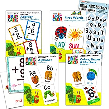 【中古】【輸入品・未使用】[エリック カール]Eric Carle World of Flash Cards ~ ABC%ｶﾝﾏ% Numbers%ｶﾝﾏ% Colors%ｶﾝﾏ% Shapes%ｶﾝﾏ% and More! Plus 2 Bonus Reward Stickers｜ムジカ＆フェリーチェ店