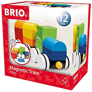 【中古】【輸入品・未使用】BRIO マグネット式スタッキングトレイン(白タイヤ) 30245|ムジカ&フェリーチェ店
