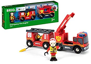 【中古】【輸入品・未使用】BRIO WORLD ライト&サウンド付ファイヤートラック 33811｜ムジカ＆フェリーチェ店 8,400円