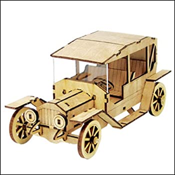 【中古】【輸入品・未使用】Desktop Wooden Model Kit Classic Car by Young Modeler [並行輸入品]｜ムジカ＆フェリーチェ店