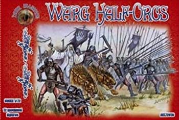 【中古】【輸入品・未使用】PLASTIC MODEL KIT WARG HALF-ORCS 1/72 ALLIANCE 72018