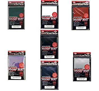 【中古】【輸入品・未使用】[ALL COLORS SET!!!!] 7x 560ct Packs KMC Hyper Matte (Red%ｶﾝﾏ%Blue%ｶﾝﾏ%Purple%ｶﾝﾏ%Green%ｶﾝﾏ%Clear%ｶﾝﾏ%Black%ｶﾝﾏ%White) Sleeves Fits Stan