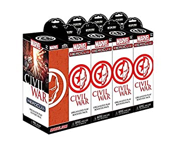 【中古】【輸入品・未使用】[HeroClix]HeroClix Marvel : Civl War 2016 Storyline Booster Brick W/ Prize Pack WZK72407 [並行輸入品]