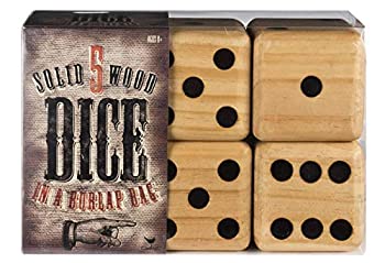 【中古】【輸入品・未使用】[カーディナル]Cardinal 5 Giant Wood Dice Giant Game 6033970 [並行輸入品]