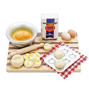 【中古】【輸入品・未使用】Odoria 1/12 ミニチュア キッチン ベーキングボード ドールハウス 料理 小物 [並行輸入品]｜ムジカ＆フェリーチェ店
