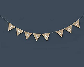 【中古】【輸入品・未使用】Thank You黄麻布banner-ウェディング黄麻布banner- Give Thanks黄麻布banner- Opulent Thanks Giving banner-カスタムホームdecor-rustic Thankf｜ムジカ＆フェリーチェ店