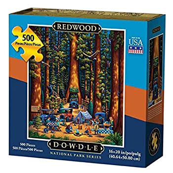 【中古】【輸入品・未使用】Dowdleフォークアートレッドウッド国立公園ジグソーパズル(500ピース)|ムジカ&フェリーチェ店