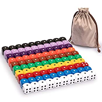 【中古】【輸入品・未使用】[イエローマウンテンインポート]Yellow Mountain Imports Ultimate Rounded 6Sided Multicolored Dice Set 100 Dice LYSB01IQVJJUG-TOYS [並行輸｜ムジカ＆フェリーチェ店