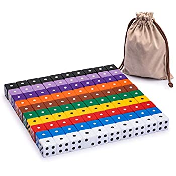 【中古】【輸入品・未使用】[イエローマウンテンインポート]Yellow Mountain Imports Ultimate Right Angle 6Sided Multicolored Dice Set 100 Dice LYSB01IR2DM6Q-TOYS [並