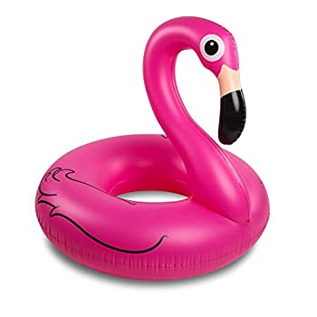 【中古】【インポート品・未当てはめる】釣り浮き輪 大層らしい サクラ色 フラミンゴ 面白可笑しい うきわ スウィミングプール アイスクリームソーダ 海 夏 海水浴 水遊び [並行輸入品]
