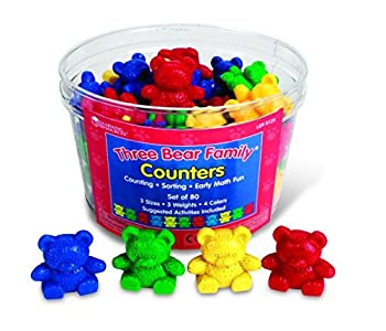 【中古】【輸入品・未使用】Learning Resources Three Bear Family Counters%ｶﾝﾏ% Set of 80 [並行輸入品]｜ムジカ＆フェリーチェ店