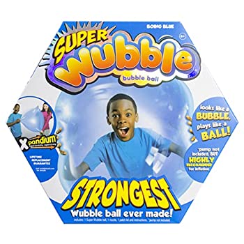 【中古】【輸入品・未使用】The Amazing SUPER Wubble Bubble Ball with Pump - Blue by WUBBLE｜ムジカ＆フェリーチェ店