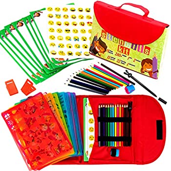 【中古】【輸入品・未使用】Drawing Stencil Kit for Kids Large 54-Piece Fun Travel Activity Set%ｶﾝﾏ% Organiser Case with more 280 Shapes%ｶﾝﾏ% Art Craft Girls And B