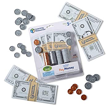 【中古】【輸入品・未使用】ラーニング リソーシズ アメリカ通貨 紙幣とコインセット LER2725 正規品