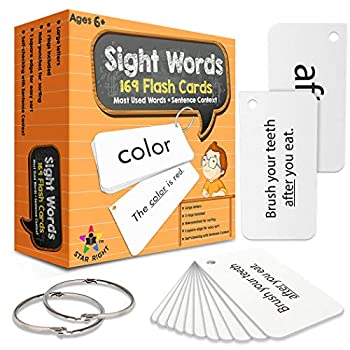 【中古】【輸入品・未使用】[スターエデュケーション]Star EducationTM Star Education Sight Words Flash Cards%ｶﾝﾏ% 169 Sight Words With 2 Rings by [並行輸入品]｜ムジカ＆フェリーチェ店