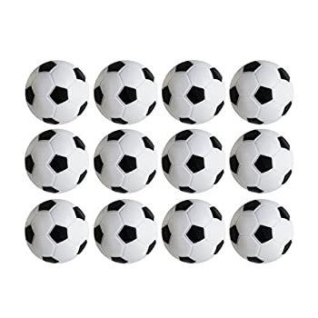 【中古】【輸入品・未使用】36mm Table Soccer Foosballs Replacements Mini Black and White Soccer Balls - Set of 12 by Super Z Outlet? [並行輸入品]