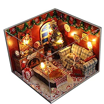 【中古】【輸入品・未使用】Flever Dollhouse Miniature DIY House Kit Creative Room With Furniture and Glass Cover for Romantic Artwork Gift(Time of Northern Europe｜ムジカ＆フェリーチェ店
