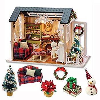 【中古】【輸入品・未使用】Kisoy Domantic and Cute Dollhouse Miniature DIY House Kit Creative Room Perfect DIY Gift for Friends%ｶﾝﾏ%Lovers and Families(Sunny Holi