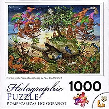 【中古】【輸入品・未使用】Evening Stroll Holographic 1000 pc Puzzle by Artist Ciro Marchetti