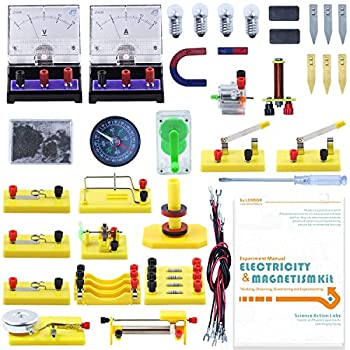 【中古】【輸入品・未使用】LERBOR STEM Physics Science Lab Basic Circuit Learning Kit Electricity and Magnetism Experiment Introduction for Kids Junior Senior Hig