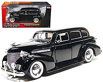 【中古】【輸入品・未使用】1939 Chevrolet Master Deluxe Black with baby Moon Wheels %ダブルクォーテ%Showroom Floor%ダブルクォーテ% 1/24 Diecast Model Car by Jada 98880|ムジカ&フェリーチェ店