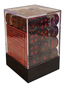 【中古】【輸入品・未使用】[Chessexダイス]Chessex Dice Smoke with Red 6 Sided 12mm Dice Block by Chessex CHX23818 [並行輸入品] 10,439円