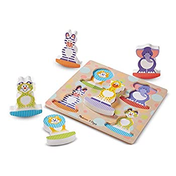 【中古】【輸入品・未使用】Melissa & Doug サファリチャンキーパズル (1886)|ムジカ&フェリーチェ店
