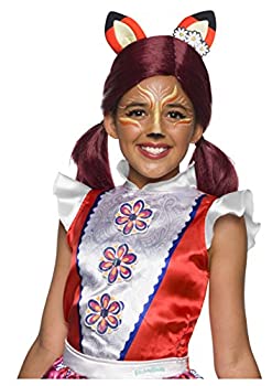 【中古】【輸入品・未使用】Rubie's Enchantimals 子供用ウィッグ 耳付き フェリシティフォックス