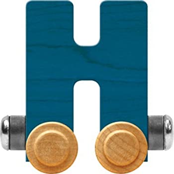 【中古】【輸入品・未使用】Maple Landmark NameTrain Bright Letter Car H - アメリカ製 (ブルー)|ムジカ&フェリーチェ店