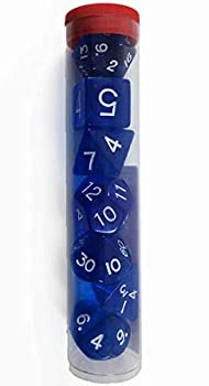 【中古】【輸入品・未使用】Blue Polyhedral Dice Set (7)