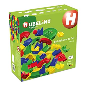 【中古】【輸入品・未使用】Hube Lino GmbH 420473 55 Piece Elements Set Marble Run