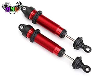 【中古】【輸入品・未使用】Traxxas TRA8450R Shocks%ｶﾝﾏ% GTR%ｶﾝﾏ% 134mm%ｶﾝﾏ% aluminium (red-anodized) (fully assembled w/o springs) (front%ｶﾝﾏ% threaded) (2)｜ムジカ＆フェリーチェ店