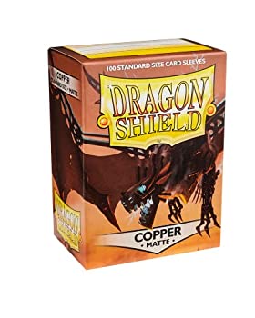 【中古】【輸入品・未使用】ドラゴンシールド スリーブ スタンダードサイズ (100枚入り) AT-11016 マット/コッパー｜ムジカ＆フェリーチェ店