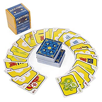 【中古】【輸入品・未使用】American Mahjong Playing Cards - 156-Card Deck for Chinese and Western Game Play%ｶﾝﾏ% Includes Rules and Storage Box by Brybelly