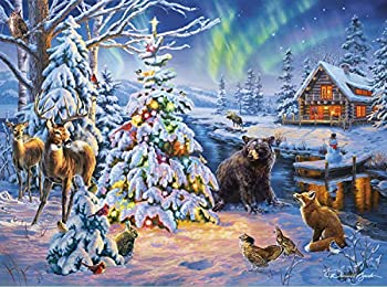 【中古】【輸入品・未使用】Buffalo Games Darrell Bush-Woodland Christmas-1000 Piece Jigsaw Puzzle%ｶﾝﾏ% Multi｜ムジカ＆フェリーチェ店