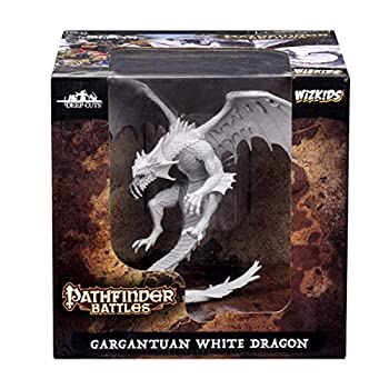【中古】【輸入品・未使用】Pathfinder Deep Cuts Unpainted Miniatures: Gargantuan White Dragon
