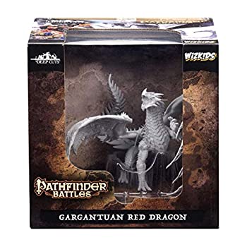 【中古】【輸入品・未使用】Pathfinder Deep Cuts Unpainted Miniatures: Gargantuan Red Dragon｜ムジカ＆フェリーチェ店