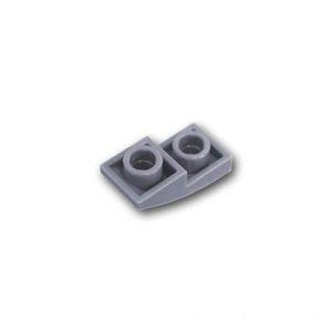 【中古】【インポート品・未当て嵌める】レゴブロック ばら売り一部分 逆のり面 曲線状の形 1 x 2：[Light Bluish Gray / 薄墨色] [並行輸入品]
